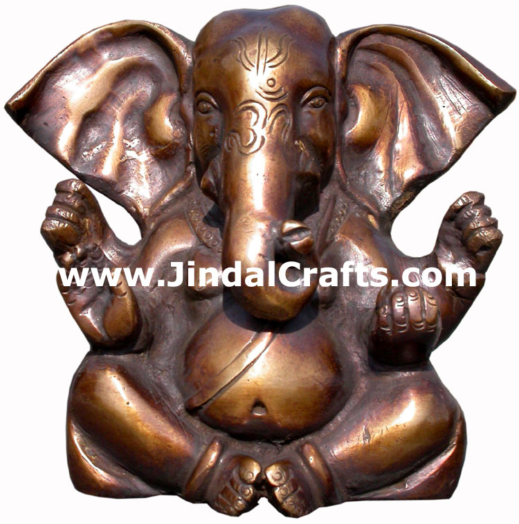 Brass Lord Ganesha India Carving Arts