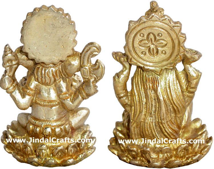 Lakshmi Ganesha Statues Figures Religious Idols India