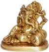 Ganesha Figure Hindu Religious Statues Hand Carved Arts
