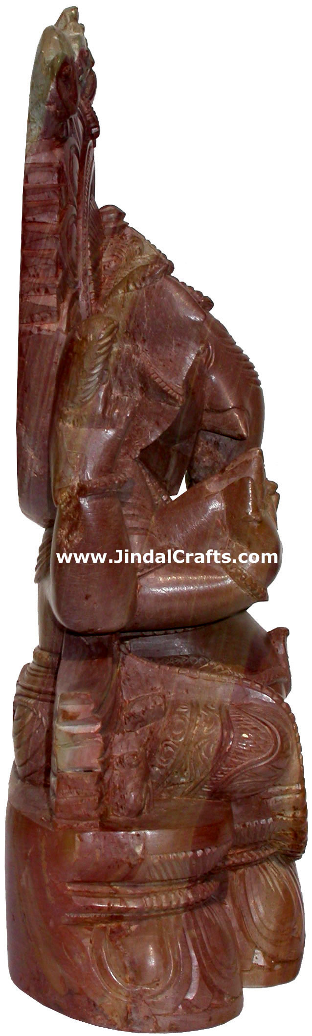 Lord Ganesha Ganpati Vinayaka Hand Carved Stone Figure Indian Carving Arts Hindu
