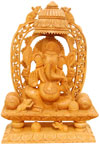 Handcrafted Ganesh - Indian Religious Artifact Home Art