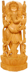 Handcrafted Ganesh - Indian Fine Sculpture Religious