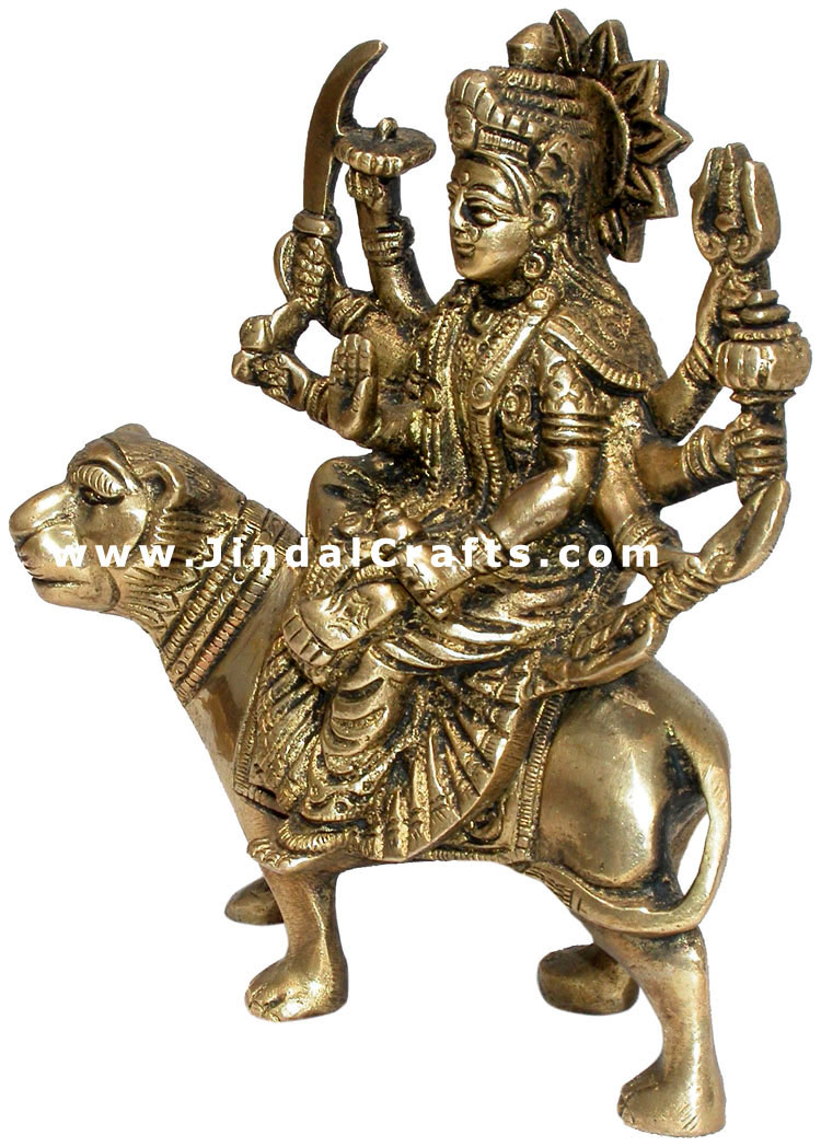Maa Durga Vaishno Hindu Religious Statue India Artifact