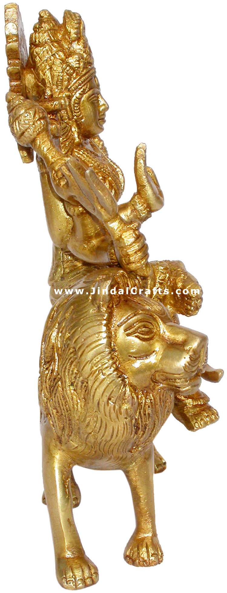 Mata Durga Shera - Hindu Religious Statue Art India