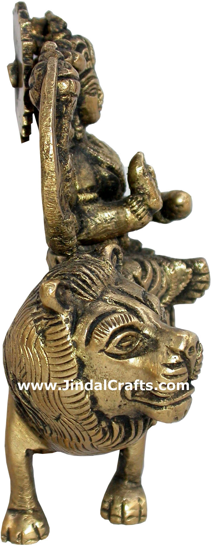 Maa Durga Indian God Religious Brass Figurines Gift Art