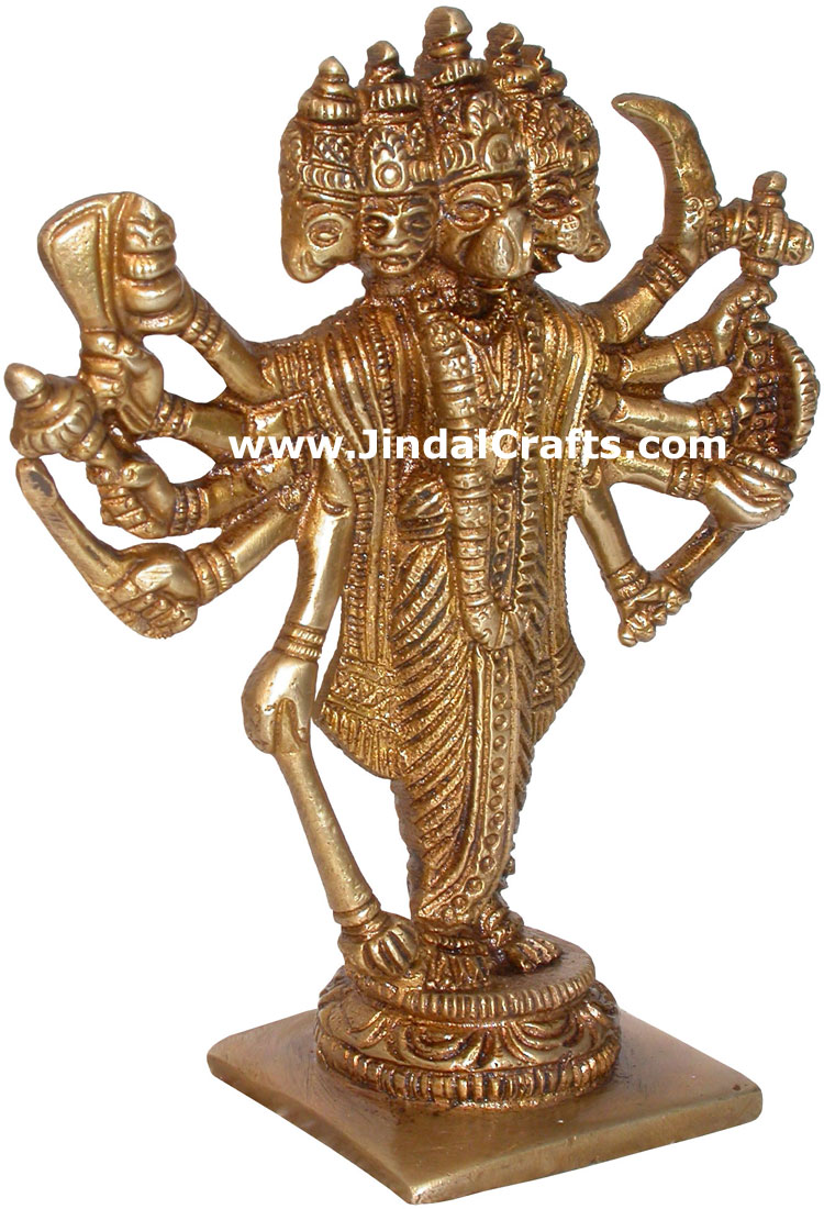 Hindu Deities God Garud India Brass Carving Artefact