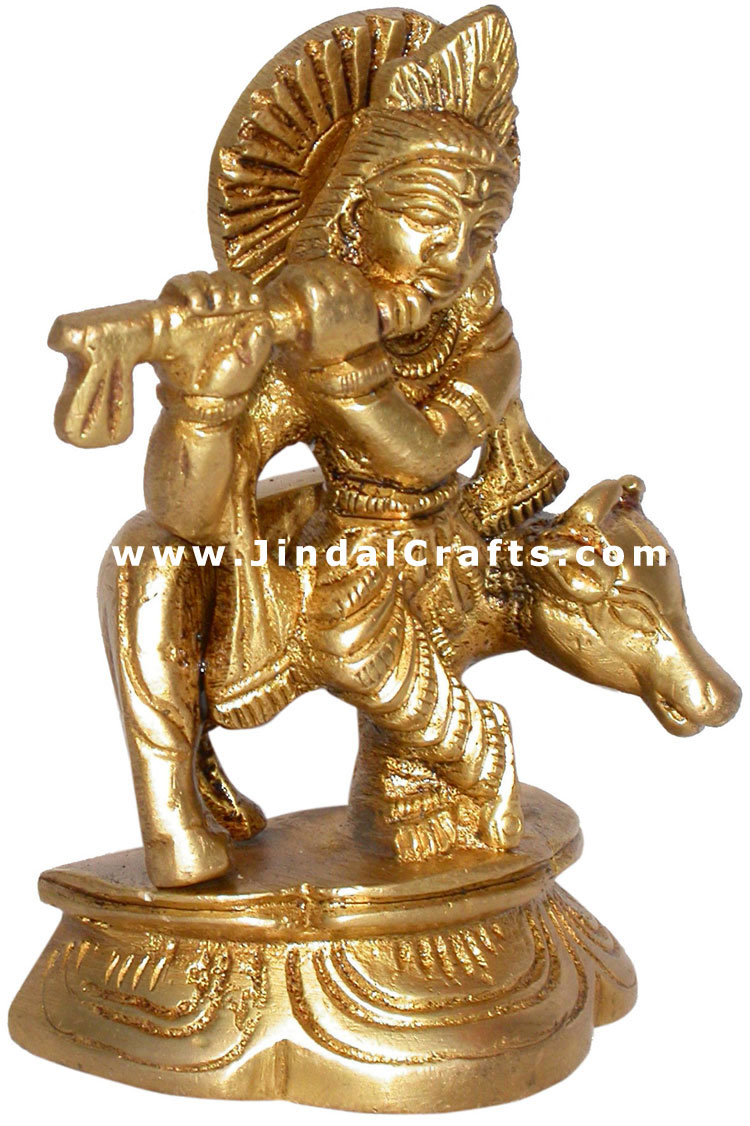 Lord Krishan - Hindu God Statue Indian Handicrafts Art