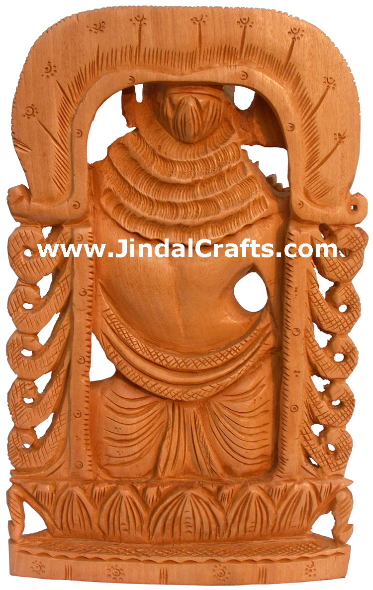 Krishna Hand Carving India Religious Sculptures Crafts