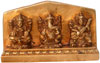 Hindu Deities Luxmi Ganesh Saraswati India Brass Arts