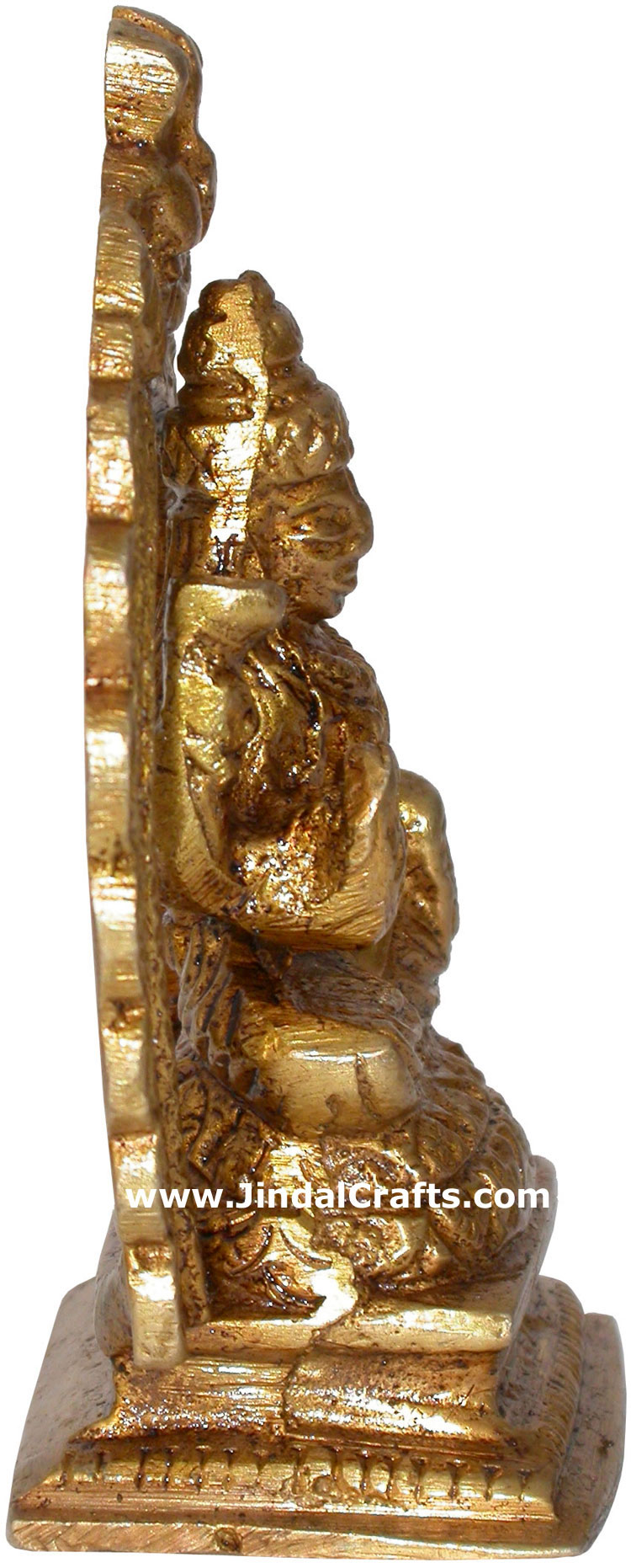Hindu Deities Goddess Luxmi India Brass Carving Arts