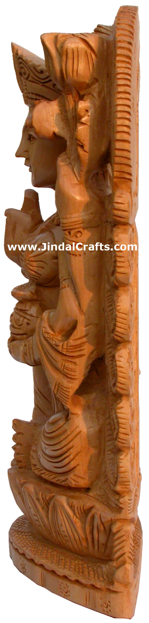 Lakshmi Hand Carving India Religious Sculptures Crafts
