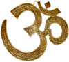 OM Symbol Carved Brass Hindu Religious Holy Handicrafts Arts Crafts Wall Hanging