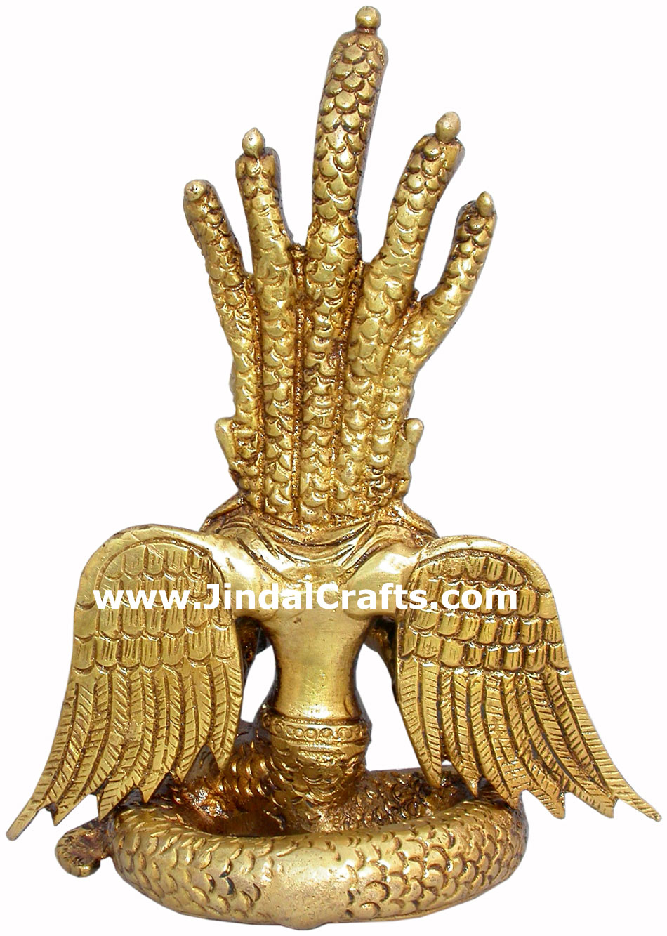 Mermaid - Hand Carved Indian Art Craft Handicraft Home Decor Brass Figurine