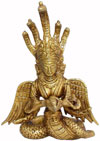 Mermaid - Hand Carved Indian Art Craft Handicraft Home Decor Brass Figurine