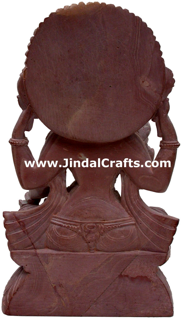 Lord Narayana Hindu Deities India Stone Carving Statue Idol Sculpture Hinduism