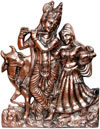 Radha Krishna Indian God Goddess Hindu Religious Arts Crafts Handicrafts
