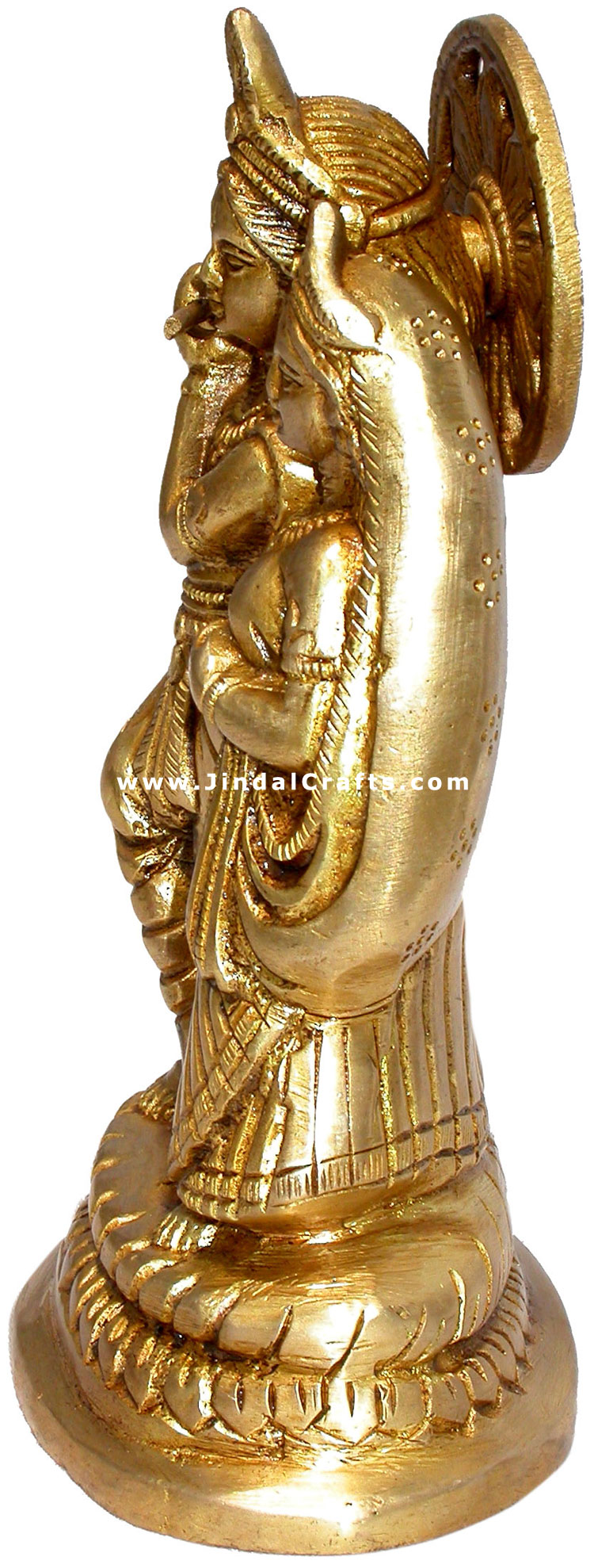 Radha Krishna - Brass made Indian God Goddess Statue Figurine Handicrafts Statue