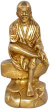 Sai Baba Indian God Brass Sculpture Hand Crafted Idols