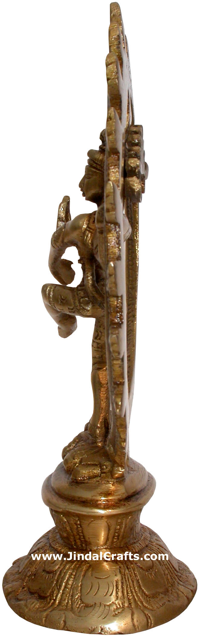 Hindu Deities God Shiva as Natraj India Brass Carving