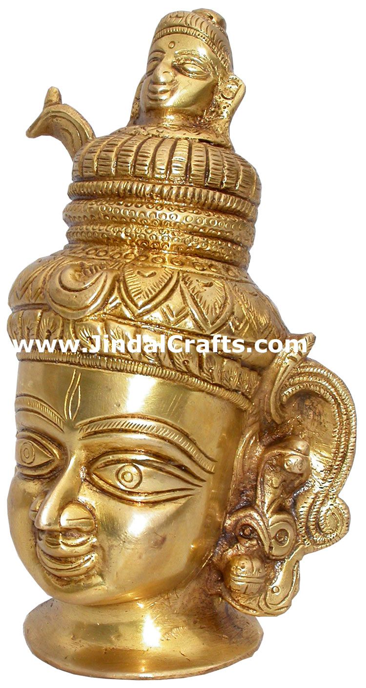 Shiva with Ganga in Head Religious God Idol India Art