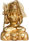 Lord Shiva Indian God Brass Sculptures Hindu Religious Figurines Artifacts Idols