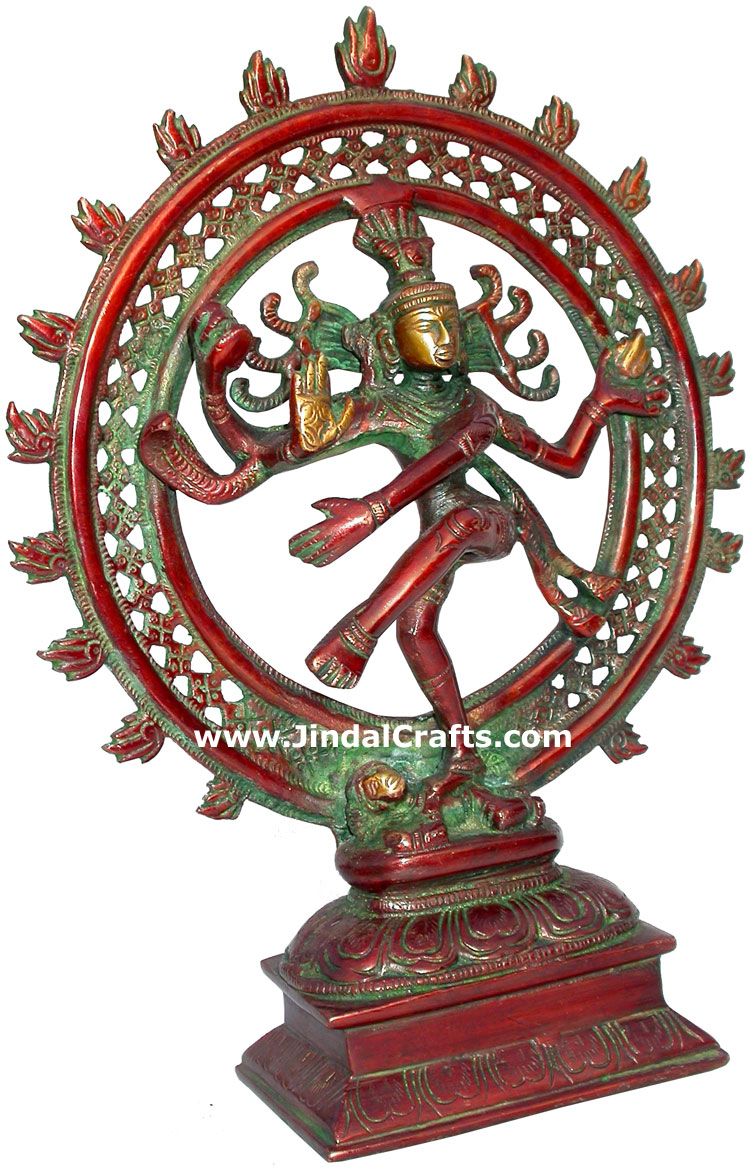 Antique Finish Natraja Dancing Shiva Home Decoration