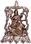 Saraswati Indian Goddess Sculpture Home Decoration Gift