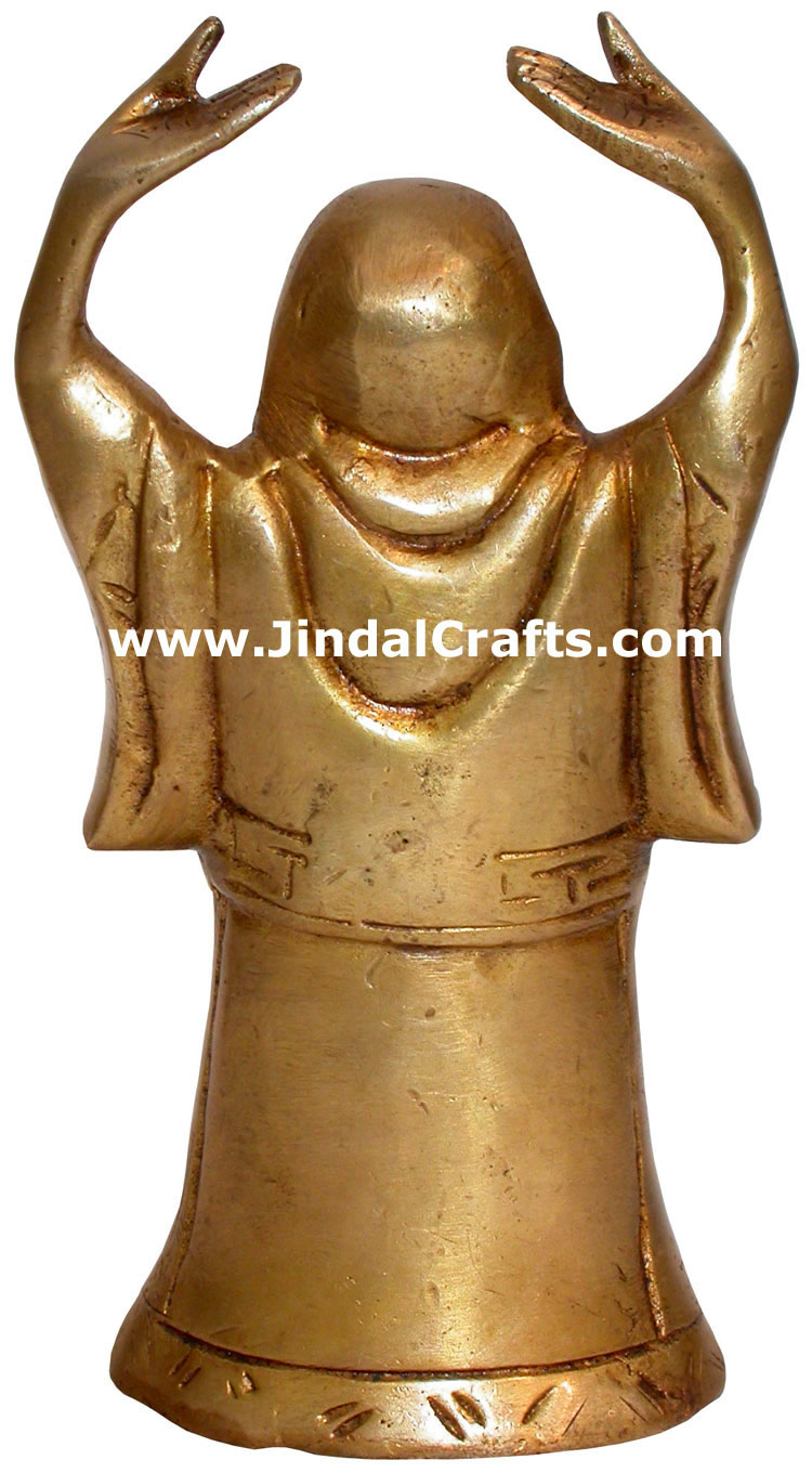 Brass Happy Buddha India Artifacts Arts