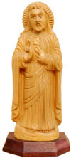 Handcrafted Wooden God Jesus Christian Sculpture Art