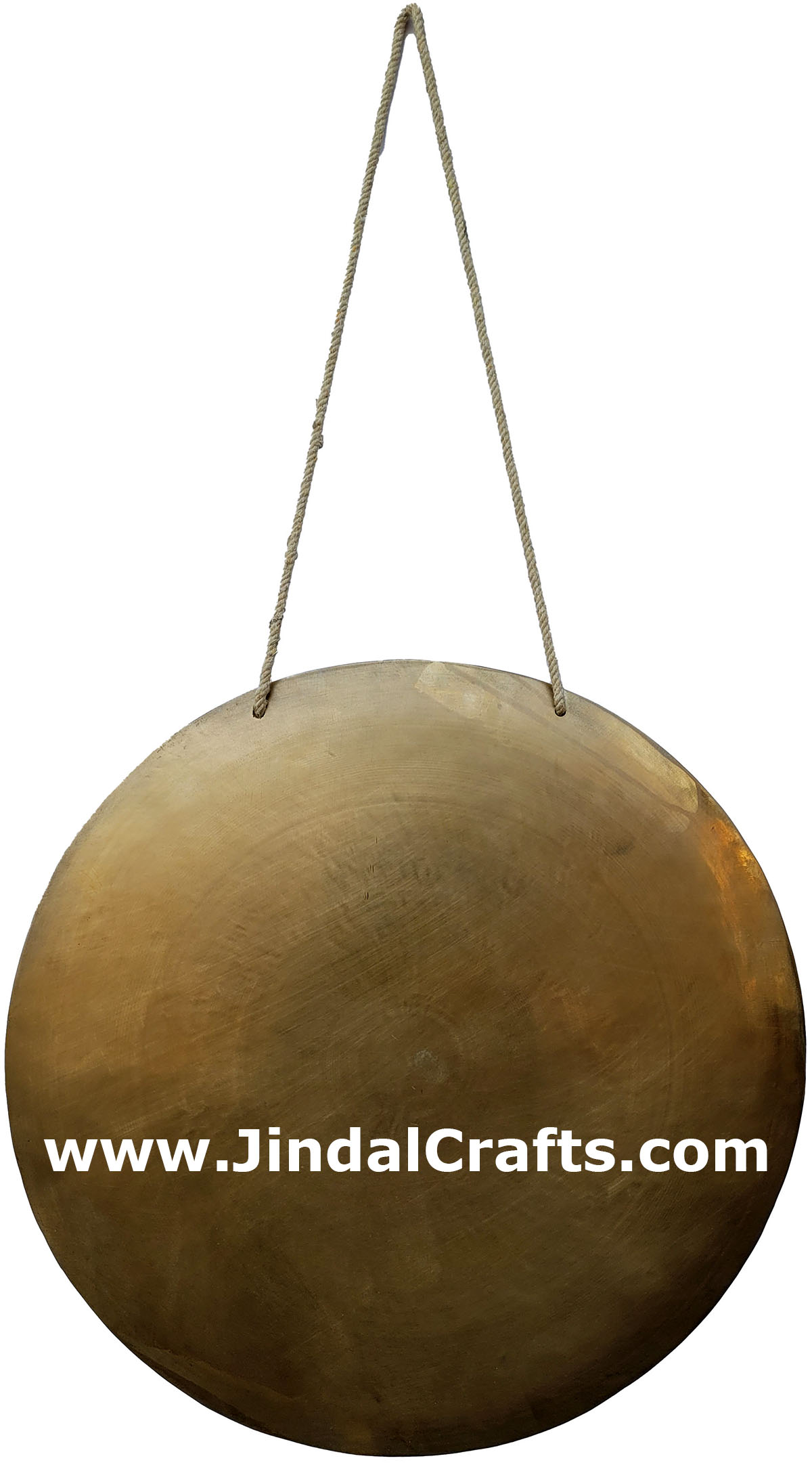 Hand Beaten Gong Bronze Bell India Buddhist Handicrafts