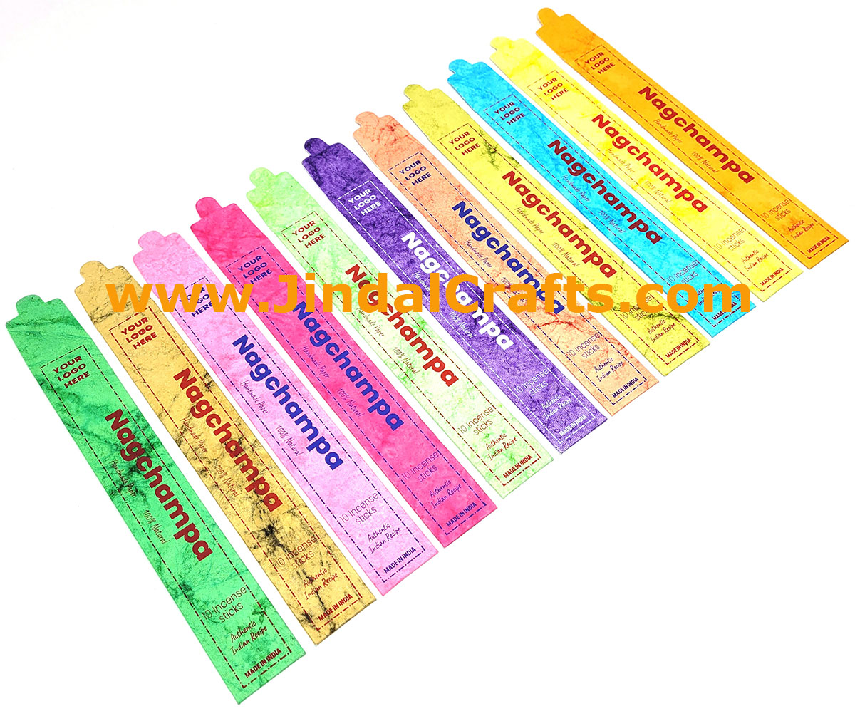 Your Brand Named Incense Sticks in Handmade Paper