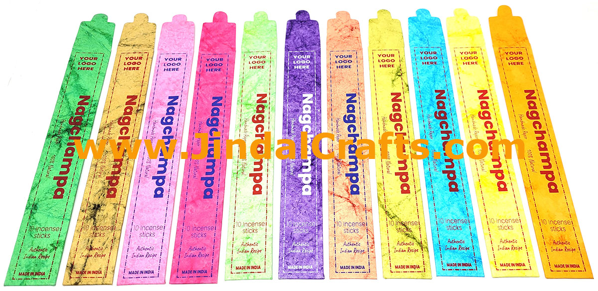 Your Brand Named Incense Sticks in Handmade Paper