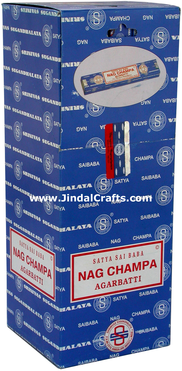 World Renowned Satya Saibaba Nagchampa Incense Sticks