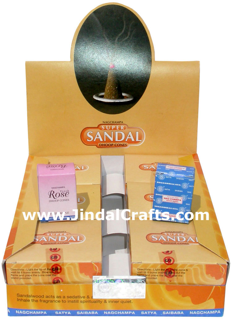 Satya Saibaba Nagchampa Super Sandal Incense Dhoop Cone