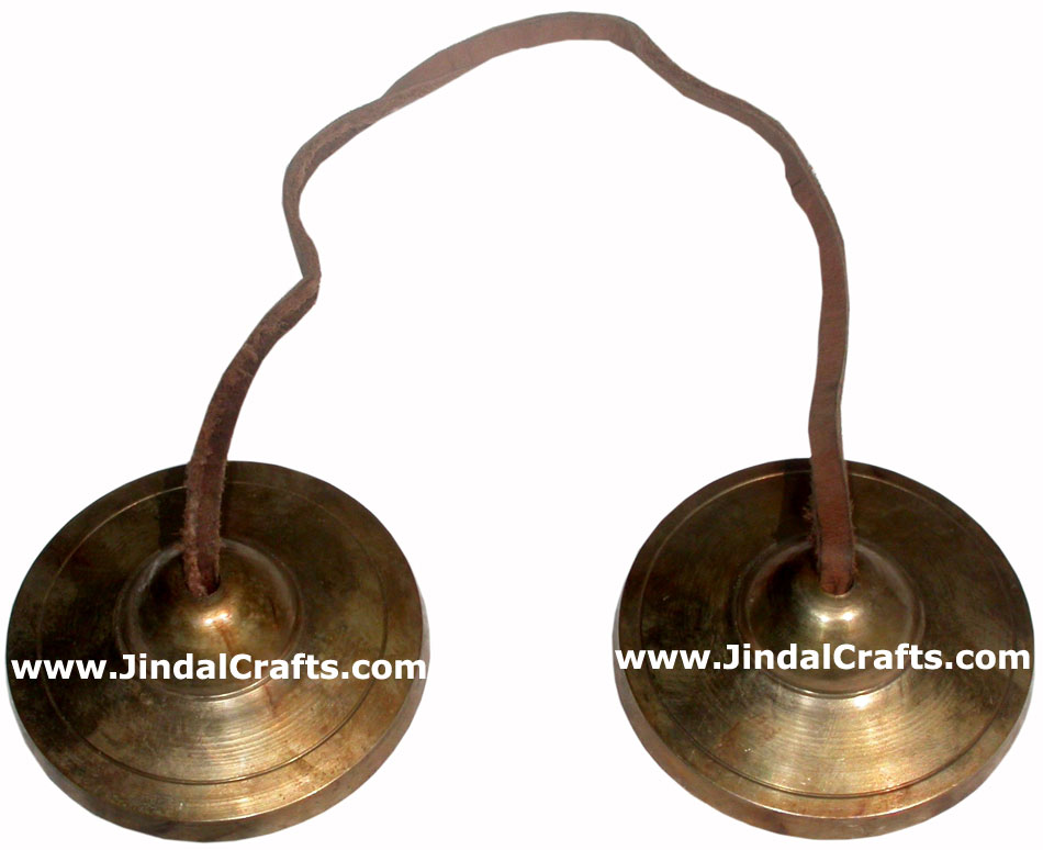 Tibetan Manjira - Indian Art Craft Handicraft Artifact