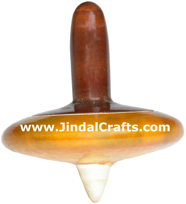 Spinning Top Umbrella - Handmade Wooden Toy from India