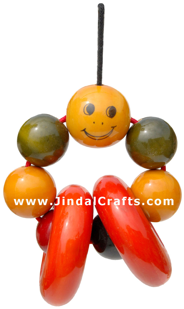 Handmade Handpainted Wooden Toy India Traditional