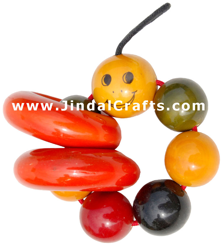 Handmade Handpainted Wooden Toy India Traditional