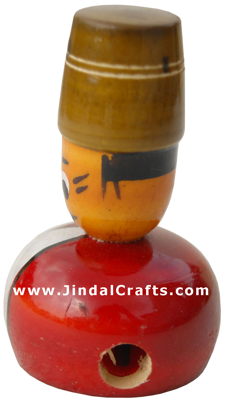 Handmade Handpainted Wooden Sharpner India Art