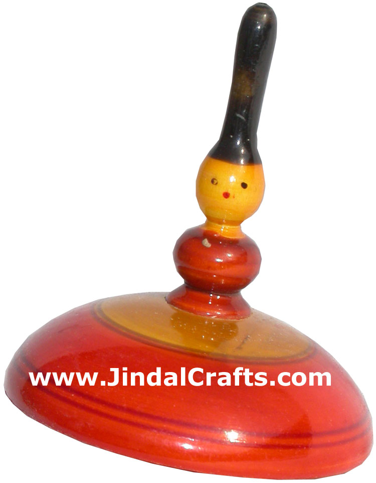 Spin Top Vegetable Color based Wooden Hand Crafted Arts