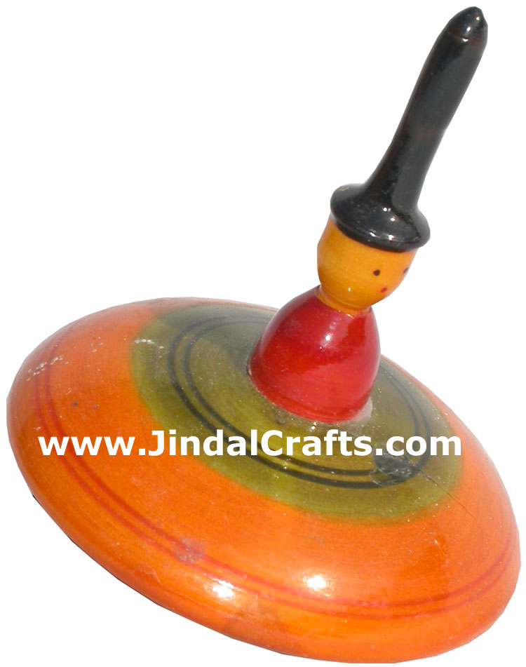 Spin Top Vegetable Color based Wooden Hand Crafted Arts