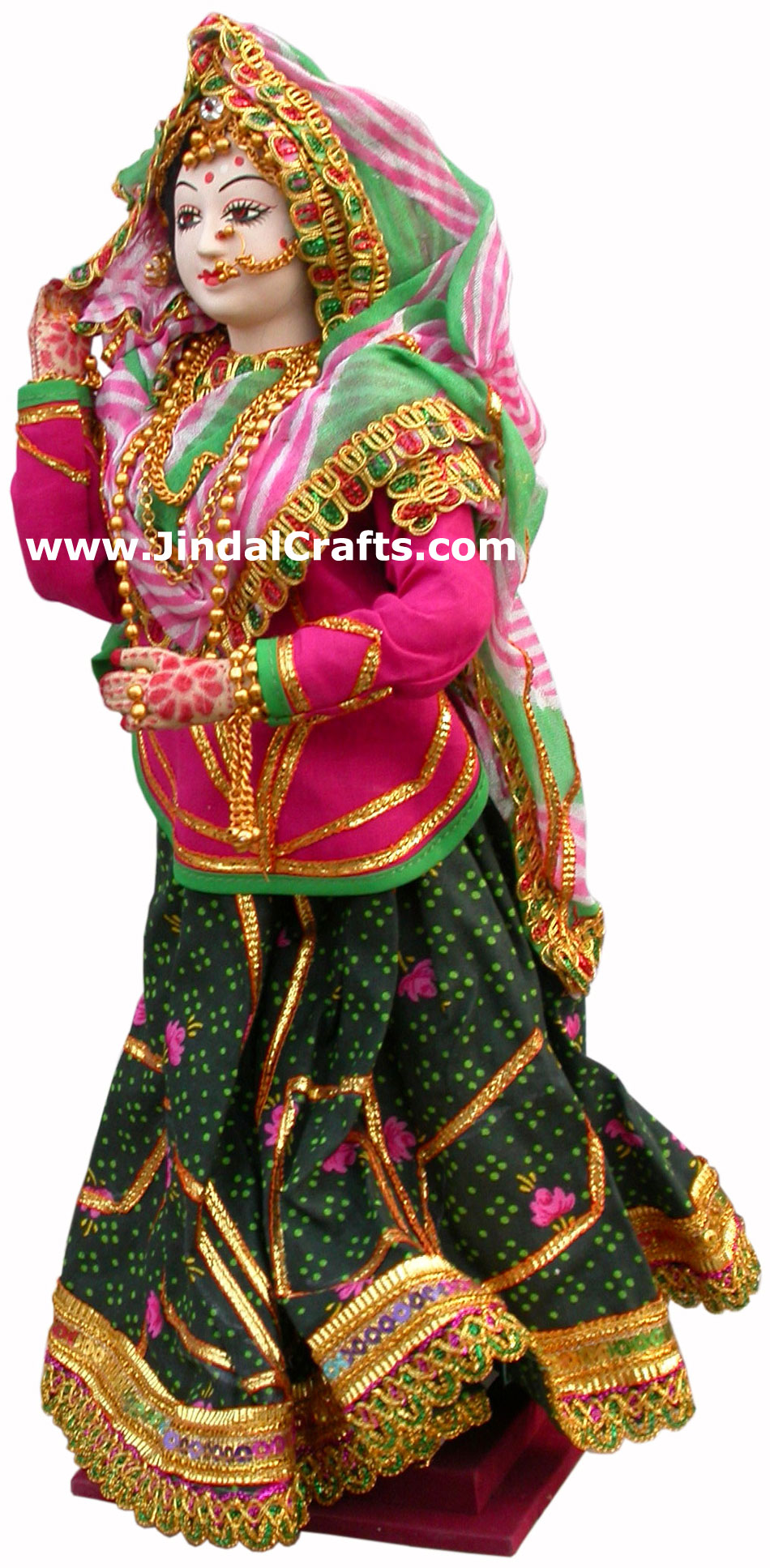 Ethnic Doll - Indian Art Craft Handicraft Traditional Figure