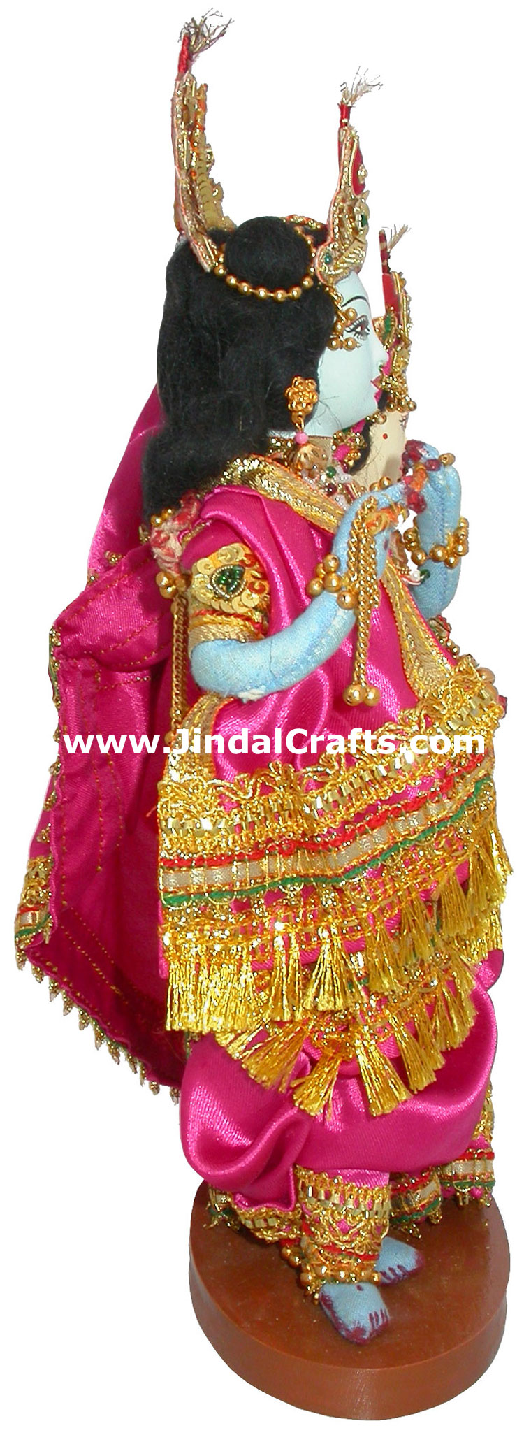 Handmade Traditional Costume Doll India - Radha Krishna