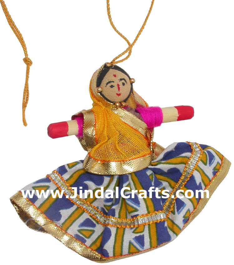 Handmade Traditional Hanging Doll Indian Art Home Decor Handicrafts Souvenirs