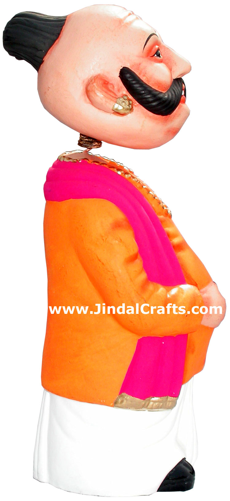 Dancing Doll Clay Made Colourful Traditional India Arts