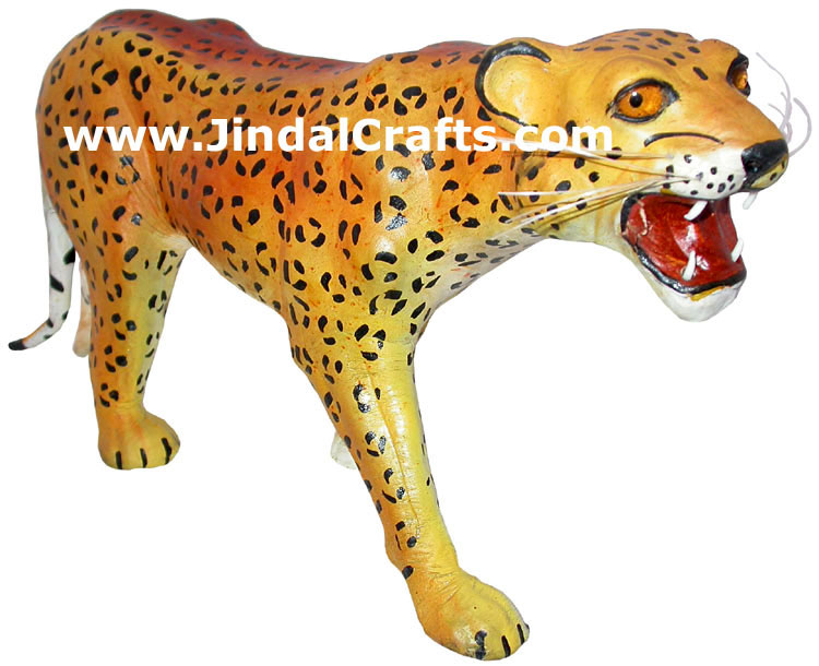 Tiger - Handmade Papier Mache Animals Toys India Art