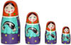 Russian Dolls Handmade Wooden India Stacking Dolls