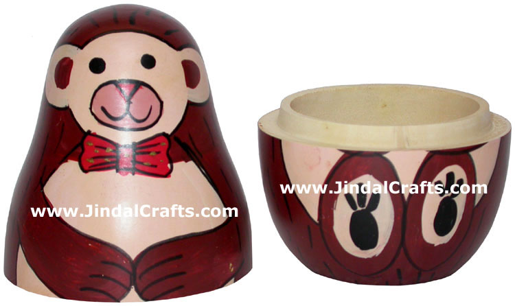 Nested Dolls - Handmade Wooden India Dolls Art