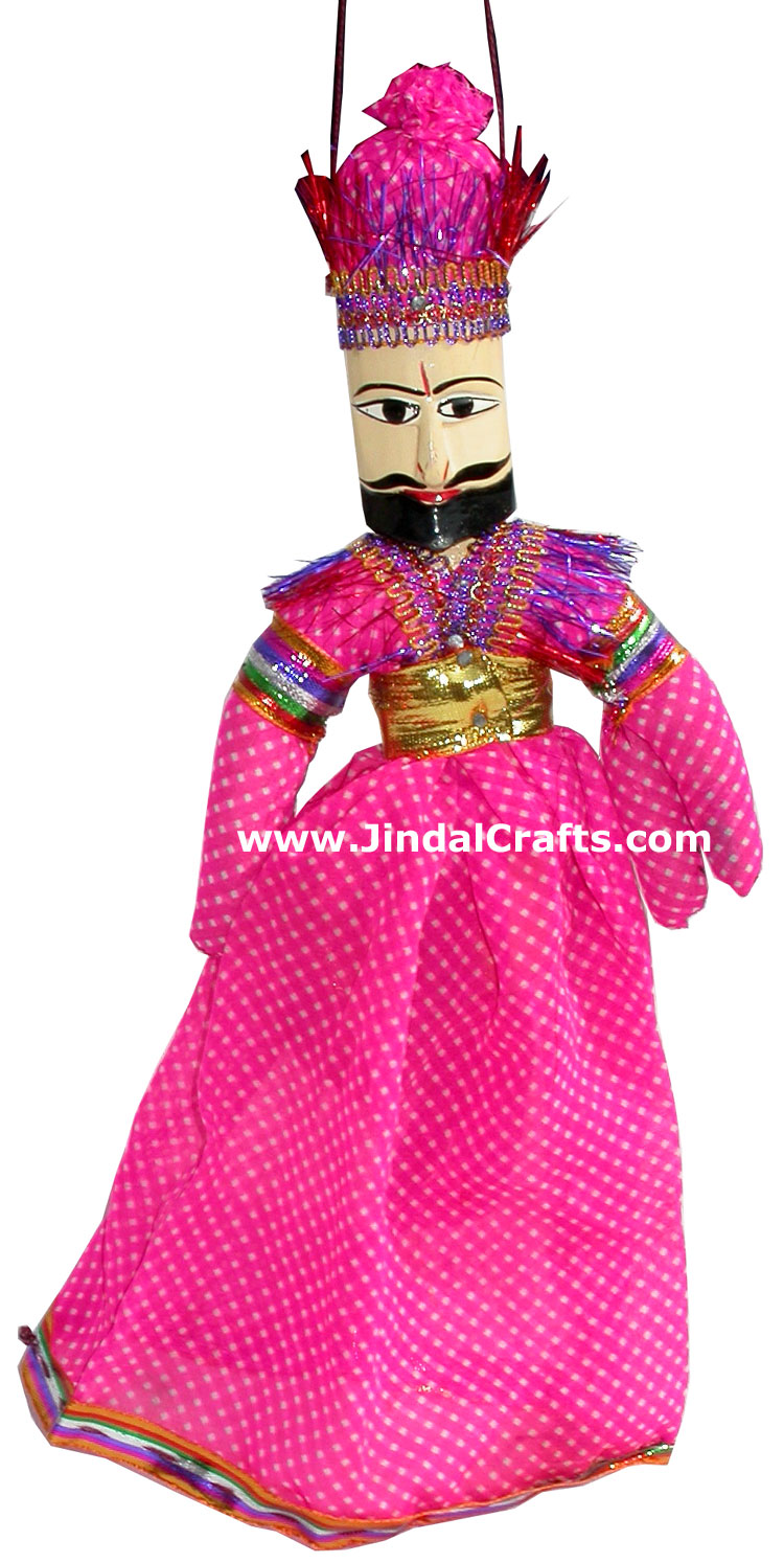 Finger Puppet Traditional Doll Rajasthan India Crafts