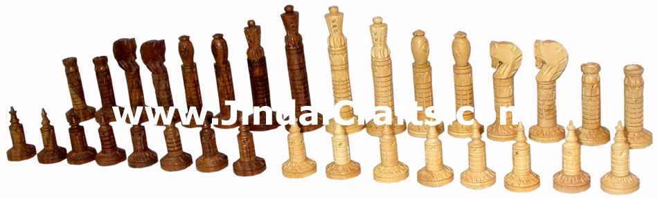 Chess Figures Indian Art Craft Handicraft Traditional Figure